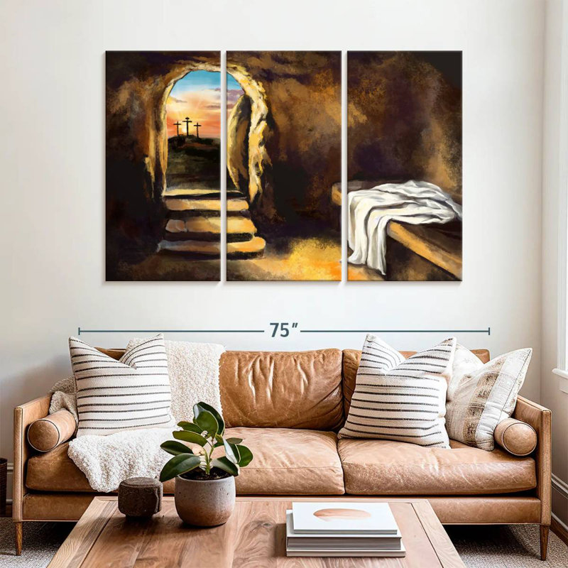 Adella Jesus Christ Has Risen, 42" H x 65" W
