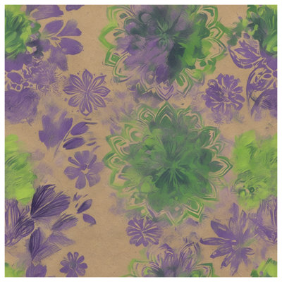 Floral Mandala Bedding Mandala Bedspread Art