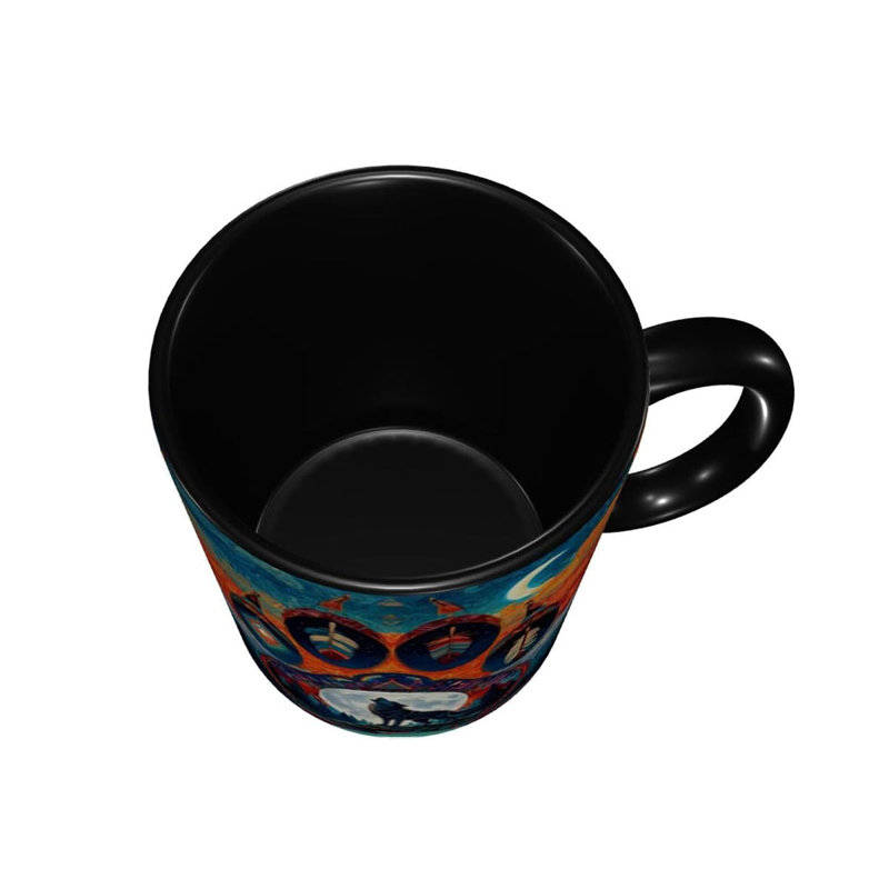 Wolf Coffee Mug 11oz Ceramic Cup