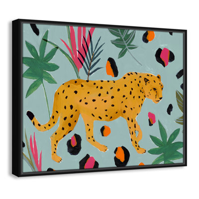 Nyles "Walking Cheetah II" Painting by Isabelle Z