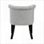 Fauteuil d'appoint rembourré gris anthracite Modern
