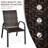 Premium All-Weather Wicker Outdoor Stacking Dining Armchair-71919328