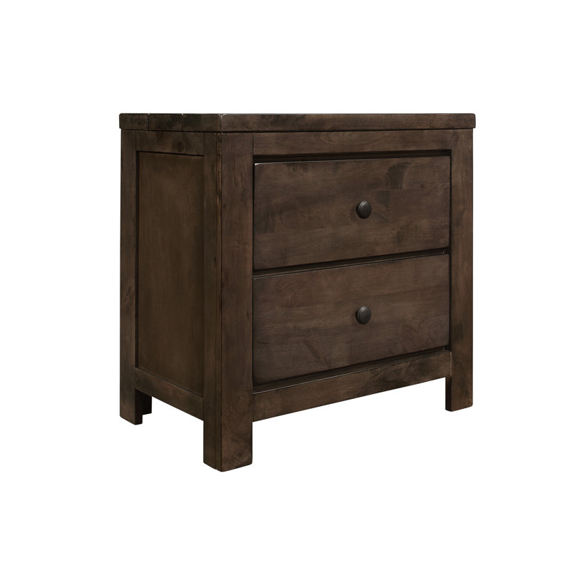 Ensemble de chambre à coucher configurable standard en bois massif 5 pièces Geohagan