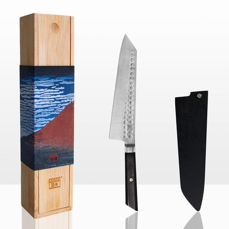Kiritsuke (chef's knife) with Bamboo Saya and Bamboo Box - 210 mm blade