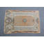 Petit tapis turc rétro orange antique idéal pour une décoration murale ou une décoration de plancher