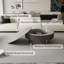 Rond Kirsty avec rangement rabattable et base robuste-896039291