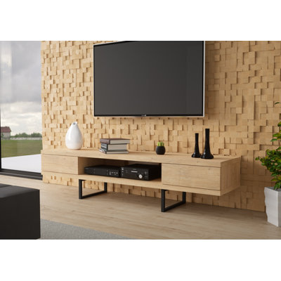 Larned Unfinished TV Stand for TVs up to 70"