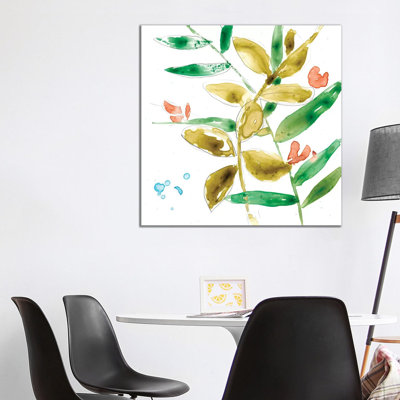 Tropical Display V by Jennifer Goldberger - Wrapped Canvas Painting