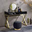 Bureau de coiffeuse avec miroir et plateau à bijoux Coleen-2039013378
