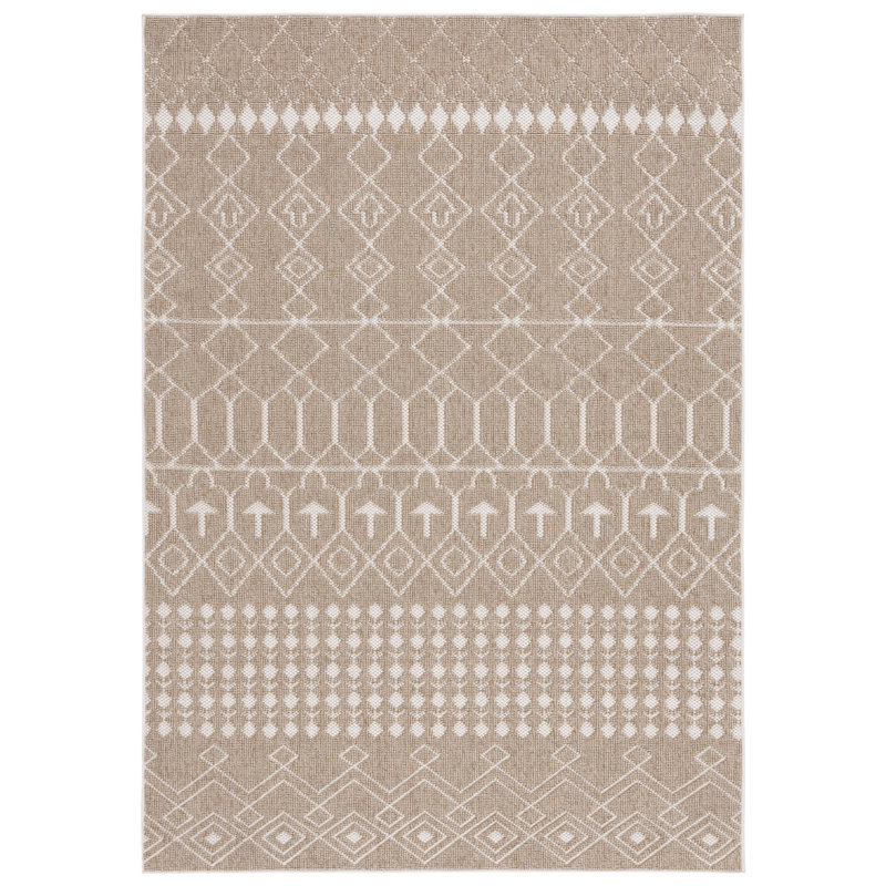 Global Southwestern Indoor/Outdoor Area Rug, Rectangle 4' x 6'