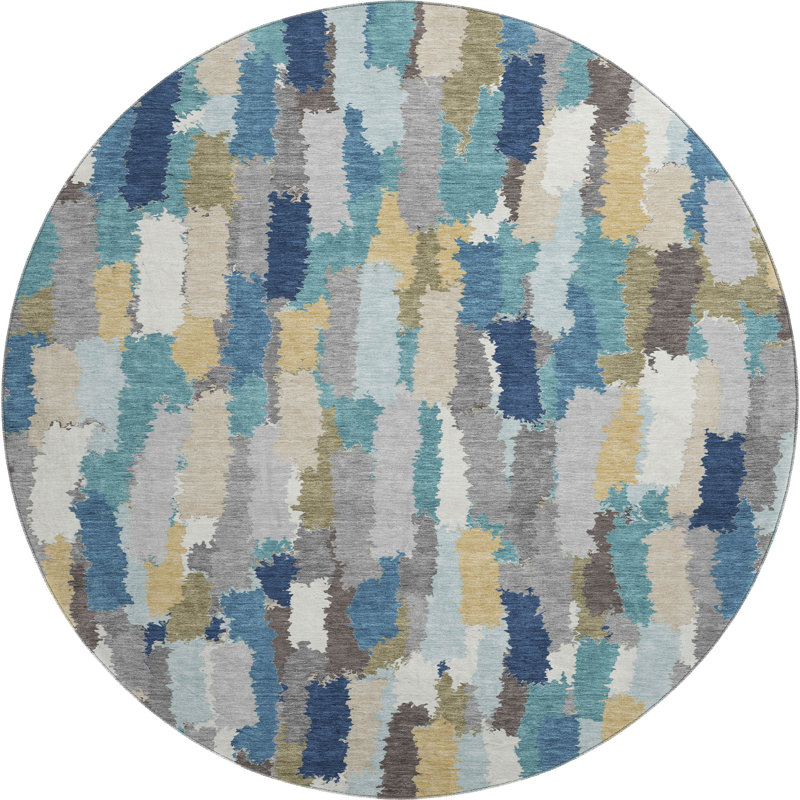 Rug, Teal, 8' Round