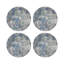 Sous-verres ronds en cuir végétalien Impressionnisme Opulence-119015401