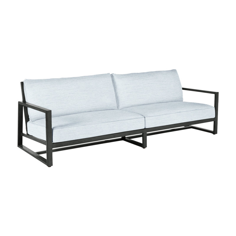Avondale Aluminum Sofa - Slate Gray, Slate Gray, Welt, Paper Sky