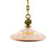 Rosy Check Flared Ceramic Pendant Lamp