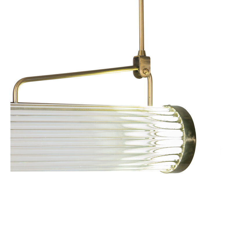 Luminaire suspendu cylindrique à DEL pour îlot de cuisine