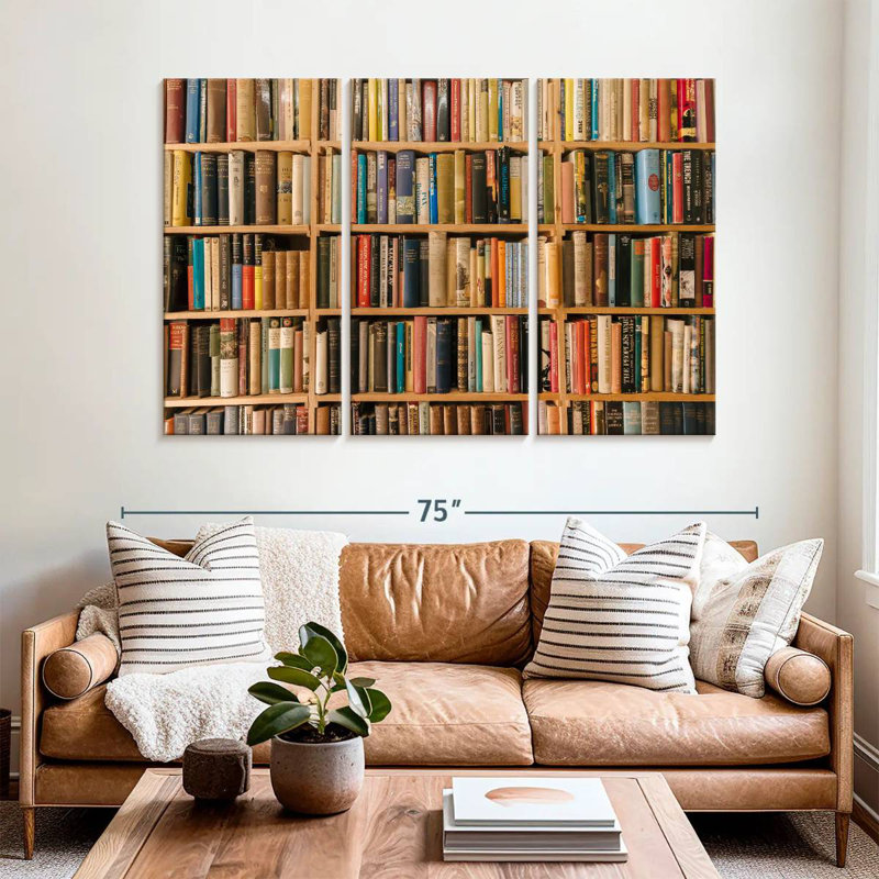 Kerner Book Shelves, 42" H x 65" W