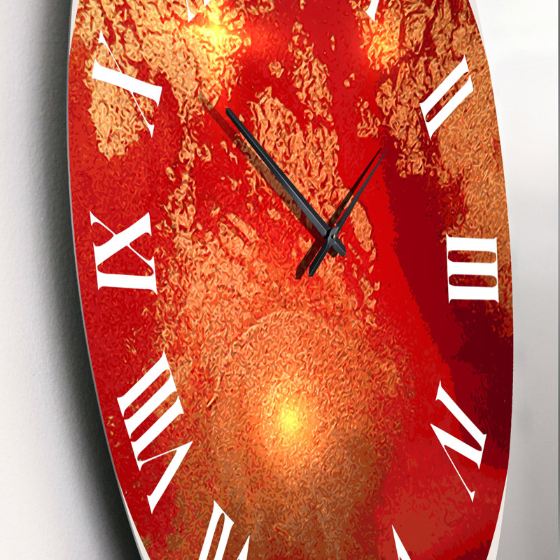 Très grande horloge murale en marbre Glam Art, Grand