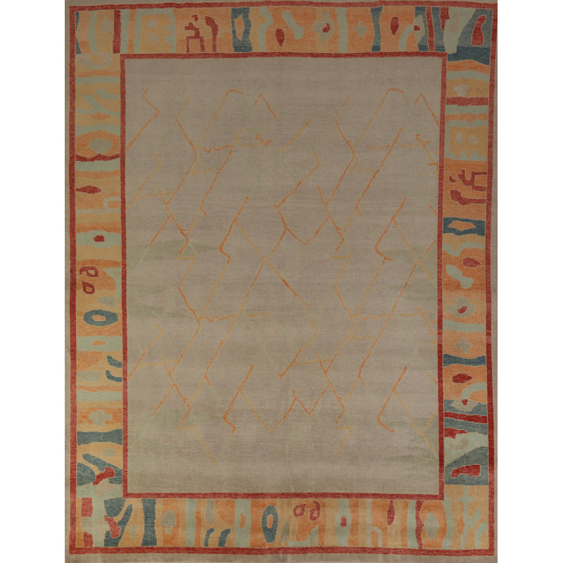 Vegetable Dye Oushak Turkish Rug
