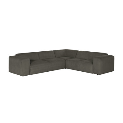 Chiodo Ecksofa- large sofa element - corner with medium-sized sofa element
