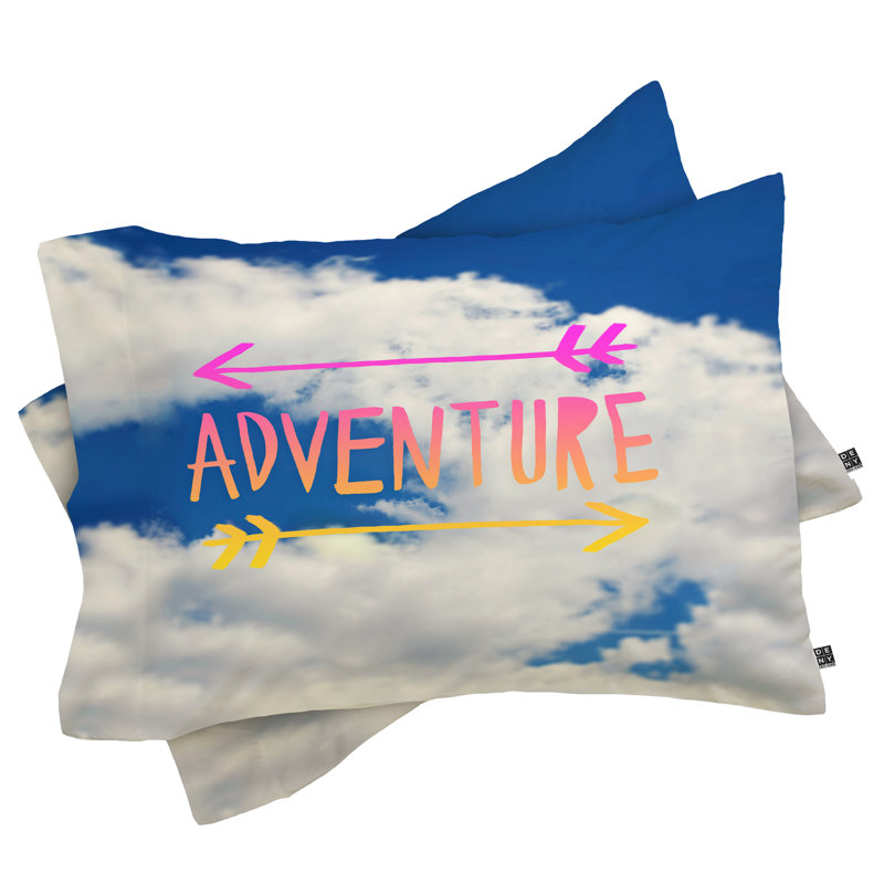 Leah Flores Adventure Sky Pillowcase, Standard