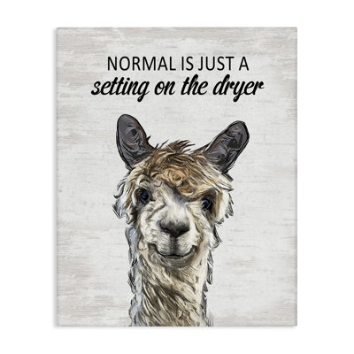 La toile de fond «normal is just dyer», par lettré et doublé