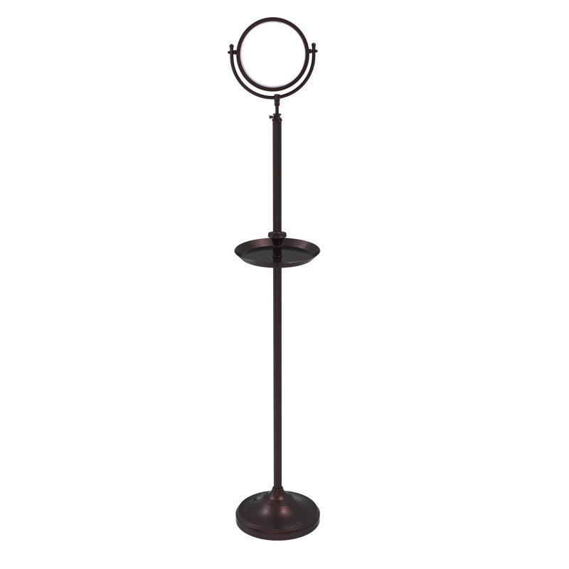 Miroir de plancher, Bronze antique, 3X