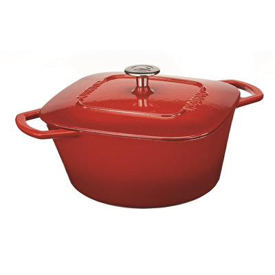 Paderno 6.5 Quarts Non-Stick Enamelware Round Dutch Oven