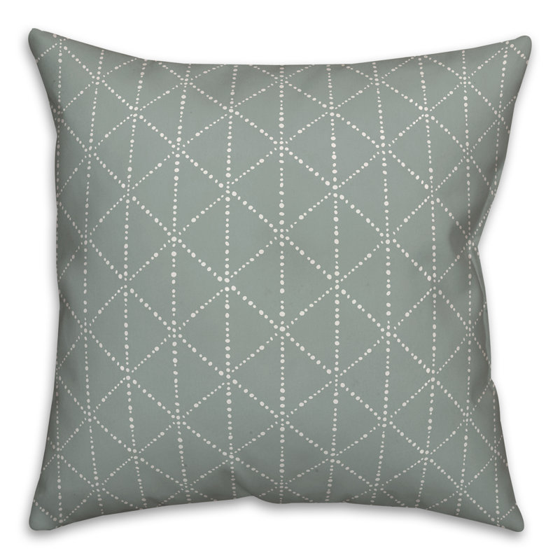  Housse de coussin décoratif en polyester / mélange de polyester, 18 po x 18 po
