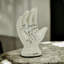 Carvalho Palmistry Hand Sculpture - Gold Astrology Symbol Figurine for Home, Office, Shelf and Tabletop Décor