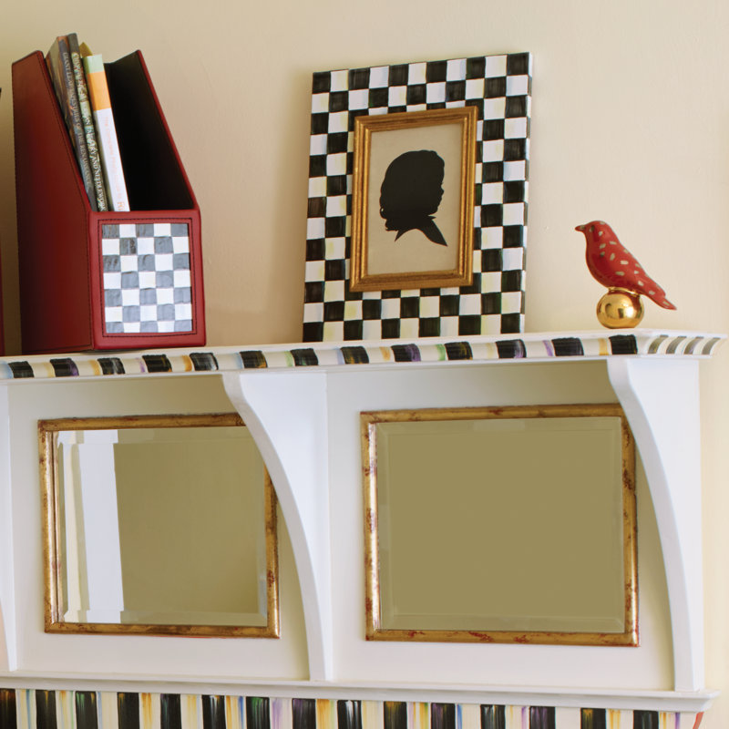Courtly Check Frame, 4" W x 6" H