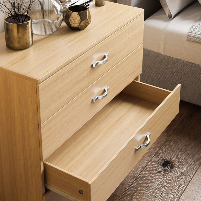Eraclio 75cm W 4 - Drawer Chest of Drawers, Pine