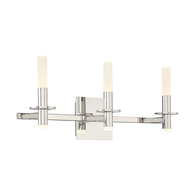 Ensemble de meuble-lavabo 6 lumières Torna, Nickel poli