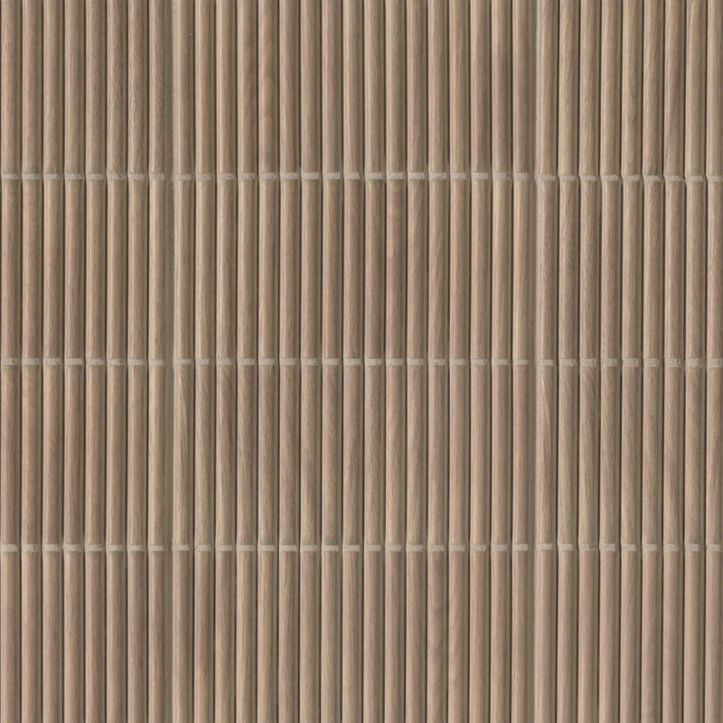 Carrelage mural aspect bois en porcelaine matte 4,5 po x 9 po Serata Harmona, Savane