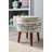 Solid + Manufactured Wood Accent Stool