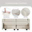 Canapé modulaire à méridienne rembourré Cossio-2054144507