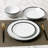 Boroff 16 Piece Porcelain China Dinnerware Set - Service for 4-1897272692