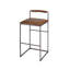 Bradbury Upholstered Bar Stool with Metal Frame-588015850