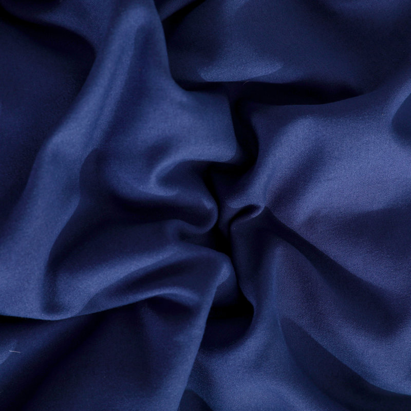 Ensemble de housse de couette , Bleu marine, Housse de couette simple + 1 très grande taie d'o