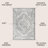 Blane Modern Persian Vintage Medallion Light Gray Rug-1497403744