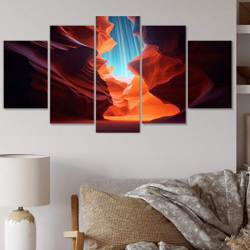 Marcys - Canyon & Desert Canvas Wall Art - 5 Panels