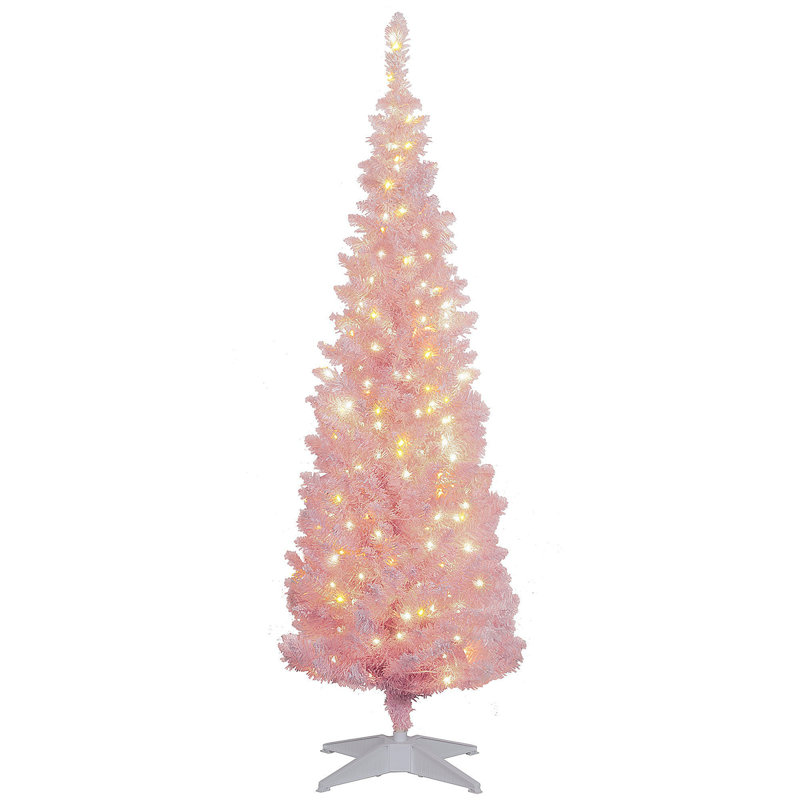 5Ft Pencil Christmas Tree, 5' H