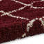 Glynis area rug Machine Woven Rectangle Red-93557938