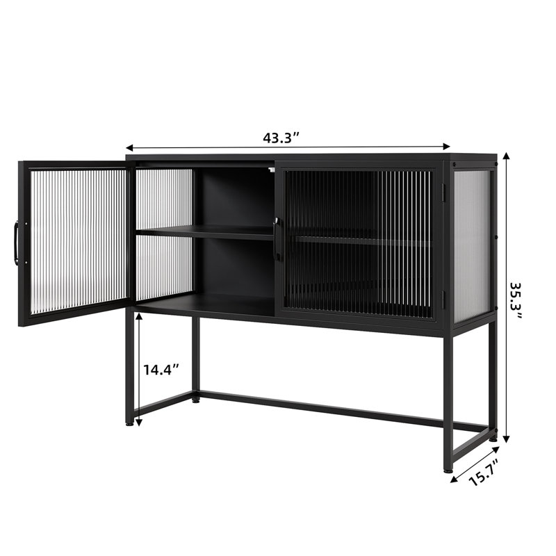 Armoire d'appoint en fer Vedanth
