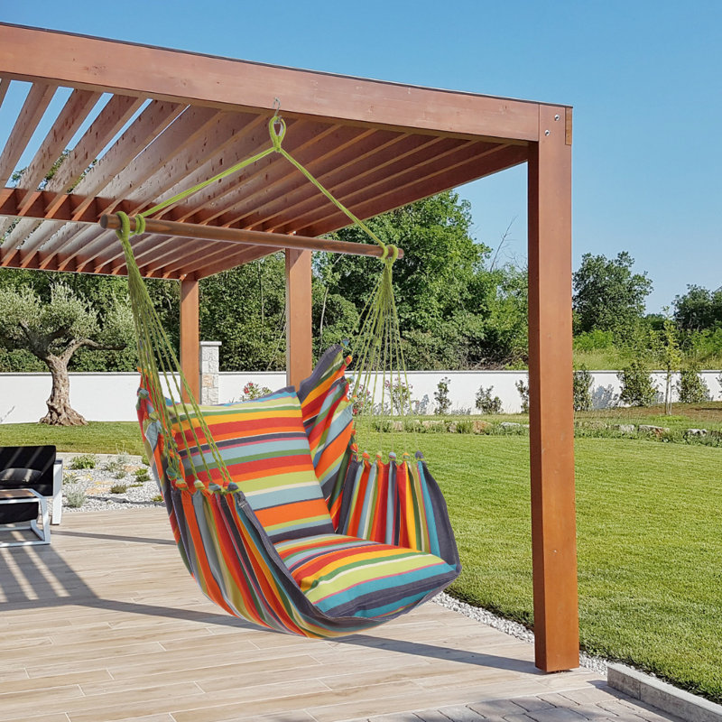 Chaise hamac colorée Grace, Arc-en-ciel