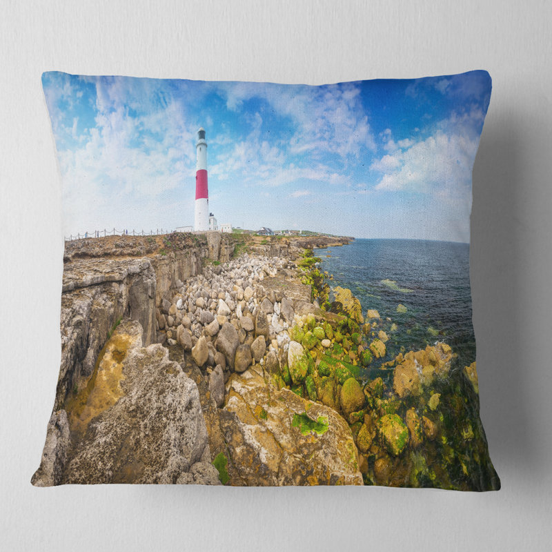 Coussin Portland Bill, 16 po x 1 po, Coussin décoratif