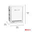  Tiroir de rangement de réservoir de propane coulissant en acier inoxydable Bull Reveal de Bull Outdoor Products