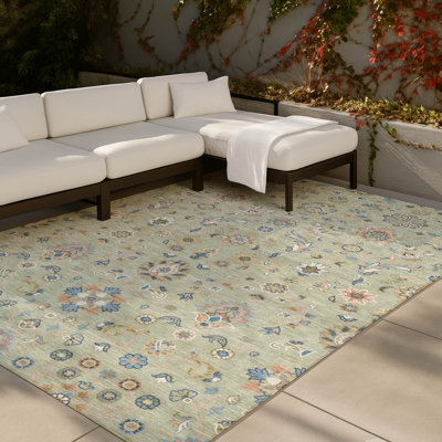 Tapis traditionnel lavable à la machine intérieur / extérieur ACN2585 Chantille