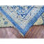 Tapis bleu nouvel âge en laine 11 pi 10 po x 15 pi 1 po Pranesh