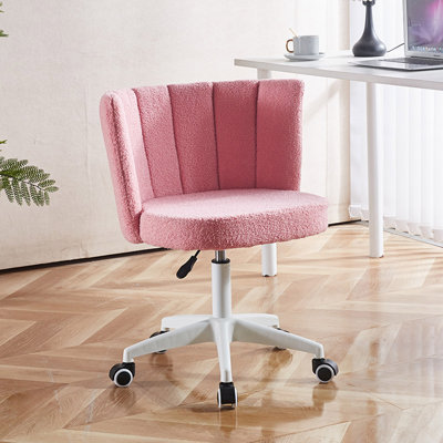 Chaise de bureau à domicile, fauteuil de coiffeuse Fluffy