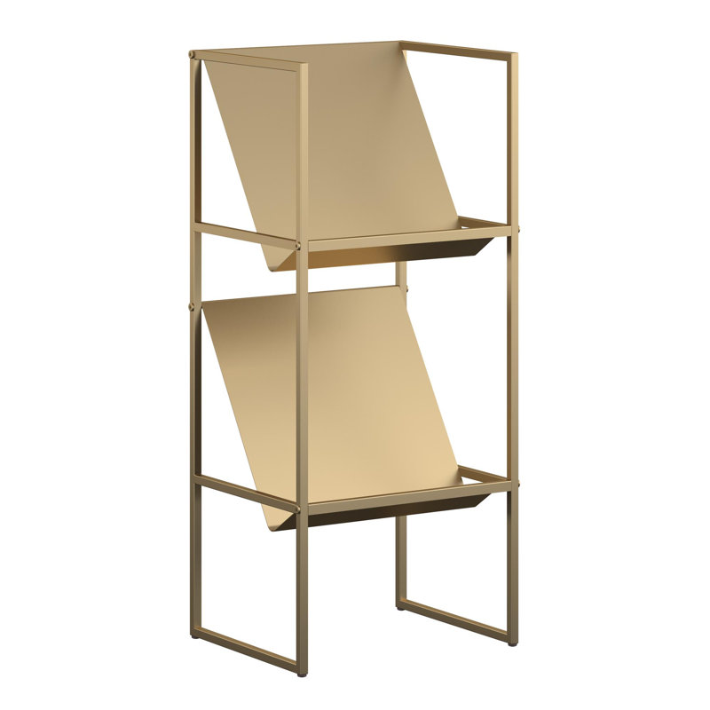 Helix 82.3 cm H Multimedia Storage, Gold